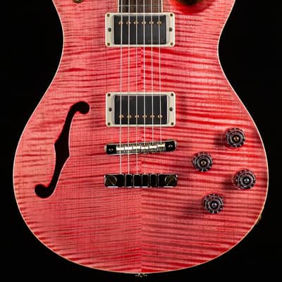 PRS Wood Library Willcutt Exclusive Semi-Hollow McCarty 594 Brazilian Rosewood Bonnie Pink 10 Top (563) image 3