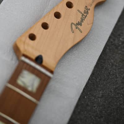 Fender Player Series Telecaster® Neck w/Block Inlays, 22 Medium Jumbo Frets, Pau Ferro - Natural image 1