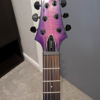 Schecter C-6 Elite 2020-present - Transparent Purple Burst image 2