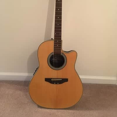 Applause by Ovation AE28 Summit 6-string Roundback Acoustic/Electric Guitar (Natural Gloss) image 1