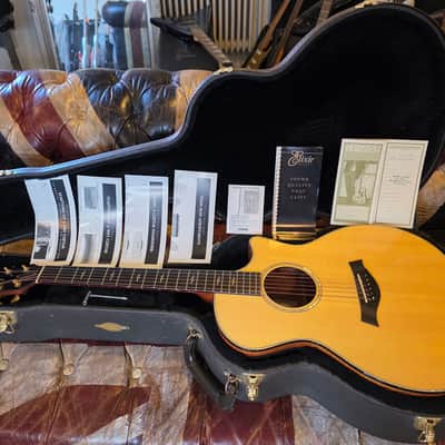 Taylor K-14 CE Koa AAAAA Flame Hawaiian Koa K14 K14ce GA Grand Auditorium Acoustic Guitar image 2