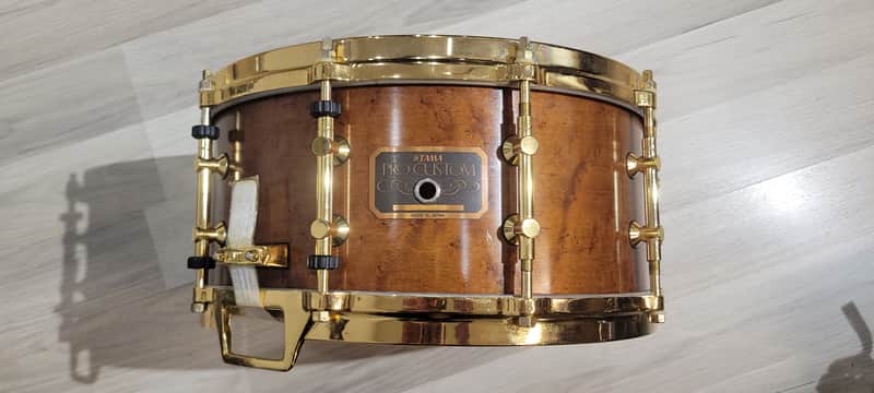 TAMA PRO CUSTOM Birdeyes Maple With Golden Hardware image 1