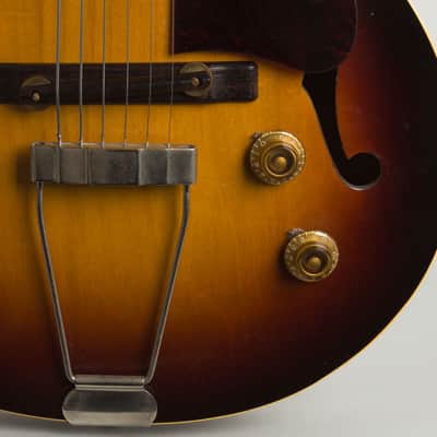 Gibson ES-125T 3/4 Thinline Hollow Body Electric Guitar (1957), ser. #U9793-1, black gig bag case. image 11