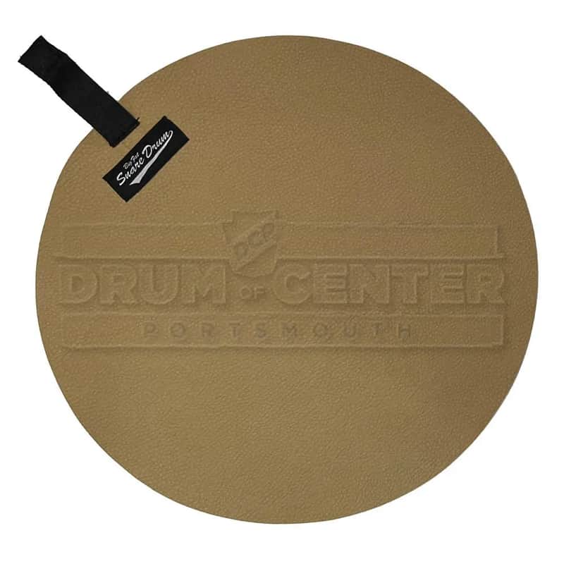 Big Fat Snare Drum Faux Suede 14" Coffee Cream image 1