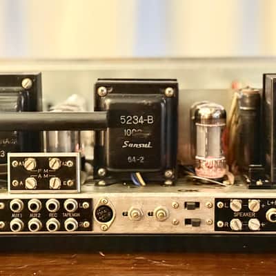 🎶✨ Sansui 1000A Tube AM/FM Stereo Receiver — Serviced & Cleaned by Cove Electronics, Fully Tested Working, w/ Original Tube Cage (7591 Output) image 19