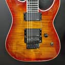ESP LTD M-II FM Amber Cherry Sunburst w/G&G Hard Shell Case