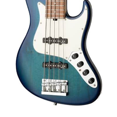 Sadowsky MetroLine 22-Fret Will Lee Bass, Red Alder Body, 5 String, Bora Blueburst Transparent Satin image 3