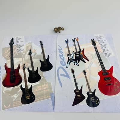 Dean Guitars, Basses & Amplifiers Foldout Brochure , Germany Issue 1989 image 3