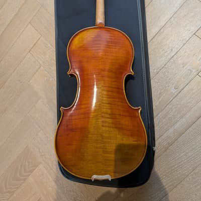 DZ Strad Model 400 Viola 16” NEW Outfit – 2 Bows + Adjustable Case image 3