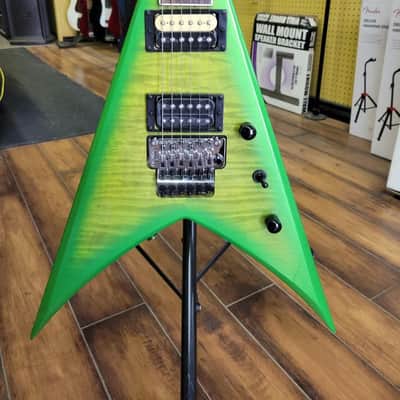Jackson X Series Scott Ian Signature King V - Baldini (Transparent Green Burst) image 2