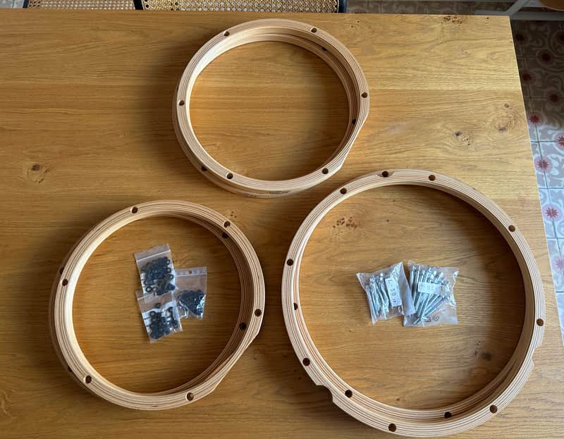 Yamaha Vintage Wood Hoops 12/13/16 - Maple image 1