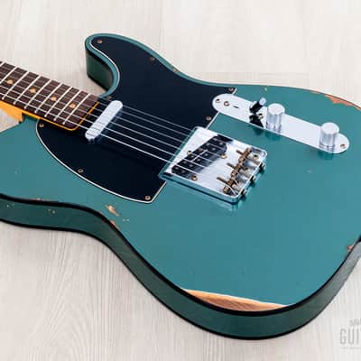 Fender Custom Shop 1963 Telecaster Custom Relic Sherwood Green w/ Twisted Tele, Seymour Duncan Little '59 image 7