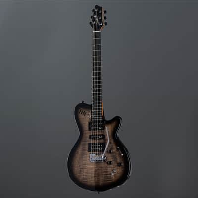 Godin xtSA Trans Black Flame - Single Cut Electric Guitar image 9