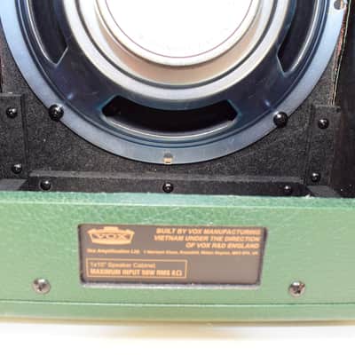 Vox MSB25 Mini Superbeetle 25-watt 1x10" Electric Guitar Amp Mini-stack, British Racing Green image 13