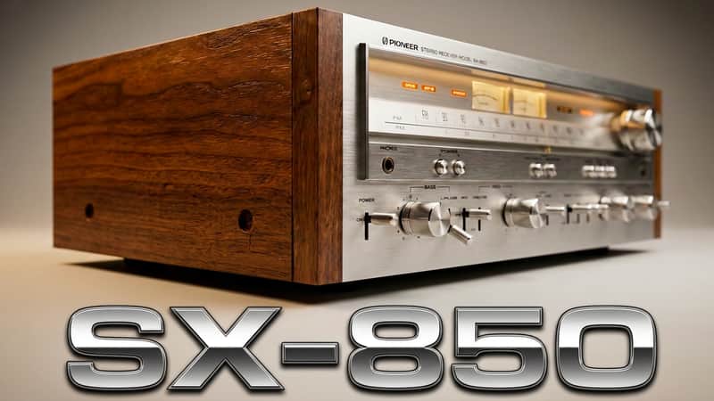 🎶✨ Pioneer SX-850 Stereo Receiver — Serviced, New Glass, Warm Dial Glow, U.S. 120V, Original Wood Case