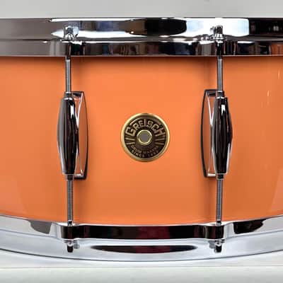 Gretsch 22/13/16/6.5x14" USA Custom Drum Set - Exclusive Cameo Coral Gloss Lacquer image 9