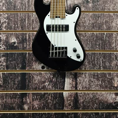 *B-STOCK* KALA UBASS-SB5-BK-FL Solid Body 5 String Fretless U-Bass Black image 1