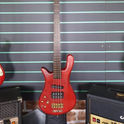 Warwick Streamer LX Jazzman Burgundy Red Oil 2003 Electric Bass Guitar image 2