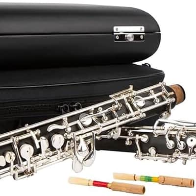 Oboe C Key Plated Silver Woodwind Musical Instrument for Beginner image 3