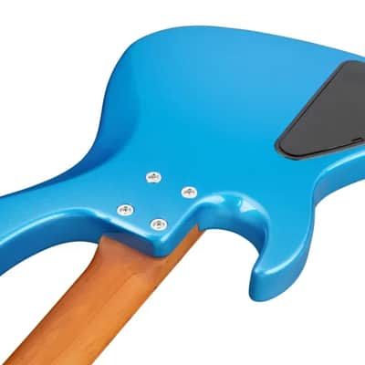 Sadowsky MetroExpress 24-Fret Modern Bass, Morado Fingerboard, 4-String - Solid Ocean Blue Metallic High Polish image 6