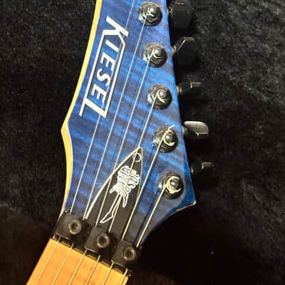 Kiesel Jason Becker JB200C Bluey Left Handed Electric Guitar w Case image 8
