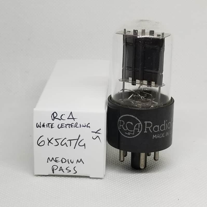 RCA 6X5GT/G Black Plate Single NOS Rectifier 6X5 image 1