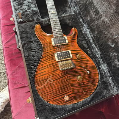 PRS Custom 24 Electric Guitar - Tiger Eye 10-Top w/Hardshell Case image 8