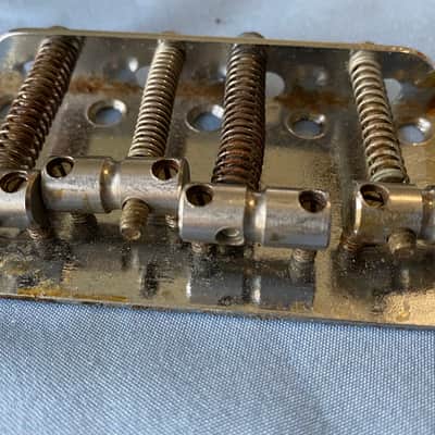 Fender Precision Jazz Bass Bridge late 1960s early 70s image 3