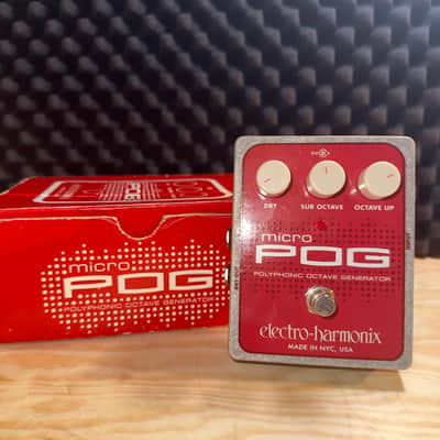Electro-Harmonix Micro POG Polyphonic Octave Generator 2007 - Present - Red / Gray image 3