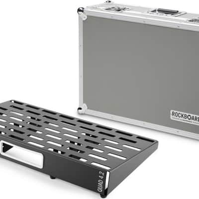 RockBoard QUAD 4.2 Pedalboard, 24.5" x 12.5" w/ Flight Case image 1