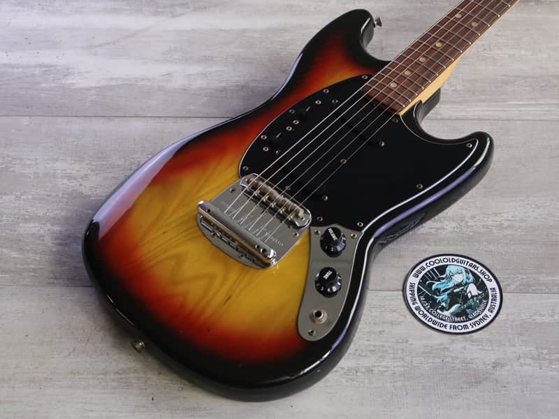ギター Fender USA Mustang 3Tone Sunburst 1978 1978 Fender USA Mustang (Sunburst) | Reverb