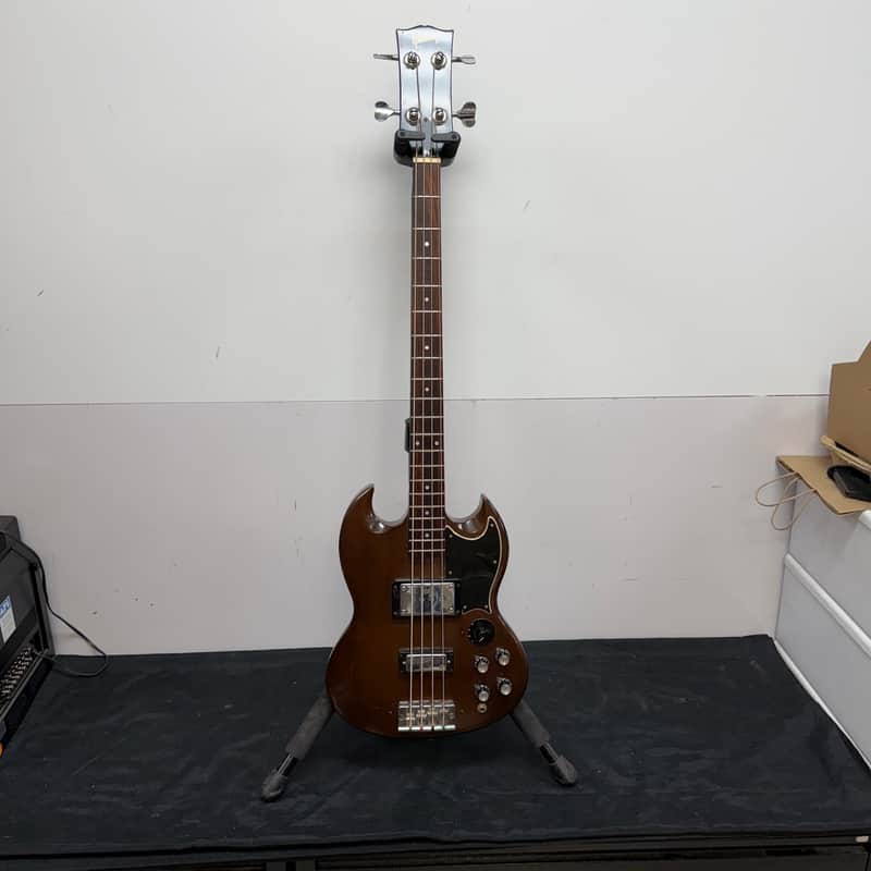 Vintage Gibson EB-3 Walnut Electric Bass Guitar Made in the USA 34" Scale image 1