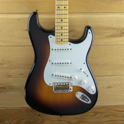 Fender Limited Edition 70th Anniversary Austin Macnutt Masterbuilt 1954 Strat Journeyman Relic Wide Fade 2 Tone Sunburst XN4694 image 3