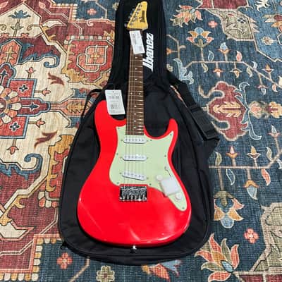 Mint Ibanez AZES31VM Electric Guitar - Vermilion W/Gig Bag image 9