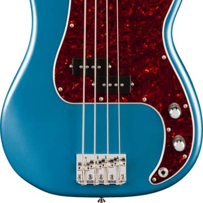 Fender American Professional Classic Precision Bass Maple Faded Lake Placid Blue w/bag image 2