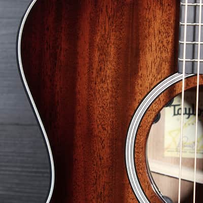 Taylor 324ce Next Generation Acoustic-Electric Guitar – V-Class Bracing, Mahogany Shaded Edgeburst image 8