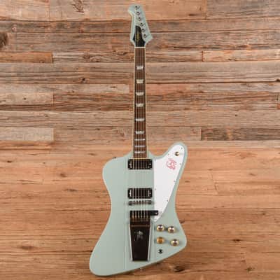 Epiphone Inspired by Gibson Custom '63 Firebird V Frost Blue image 4
