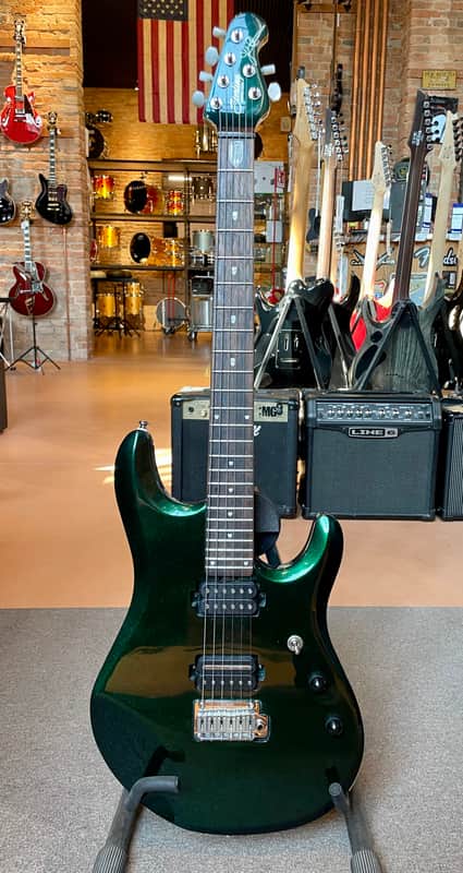 Sterling by Music Man - JP60 RW - John Petrucci Signature + Di Marzio Pickup - Mystic Green image 1