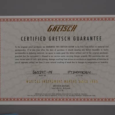 2024 Gretsch G6129T Players Edition Jet FT With Bigsby Silver Sparkle w/OHSC image 22