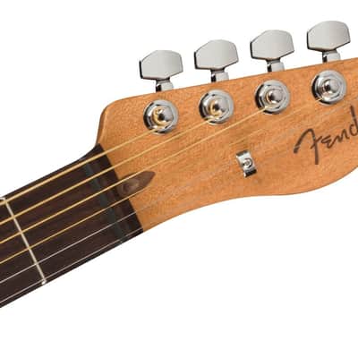 Fender Acoustasonic® Player Telecaster® Acoustic/Electric Guitar - Arctic White with Gig Bag #1693 image 3