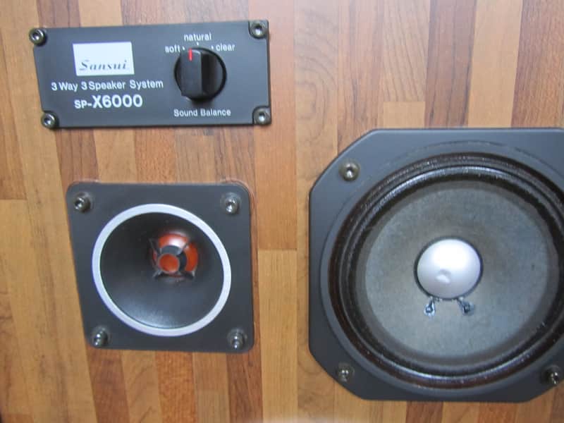 Sansui SP X 6000 1979s - wood | Reverb