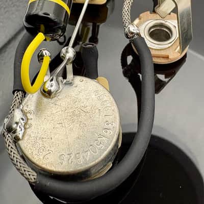 Gibson Les Paul Jr./SG Junior premium wiring harness- 50s style with 0.022uF Bumblebee capacitor image 3