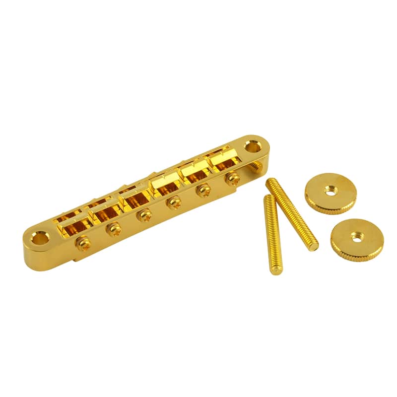 Gotoh Replacement ABR-1 Tune-O-Matic Bridge, Gold, GE104BG Gold image 1