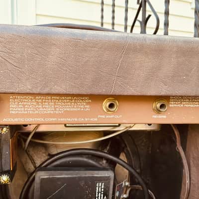 Acoustic G20-110 1982 Combo Guitar Amplifier 20 Watts 1x10" image 4