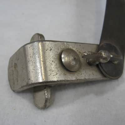 Leedy Hoop Mount Bass Drum Paddle Muffler (TDG-U-12313) 40's/50's - Nickel Plated image 16