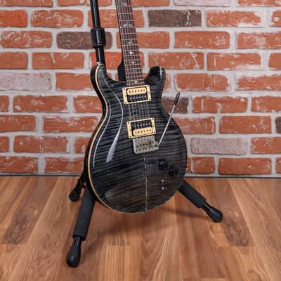 PRS Carlos Santana Pre-Production Prototype #3 Flame Maple Top Transparent Grey Black 1995 w/OHSC image 3
