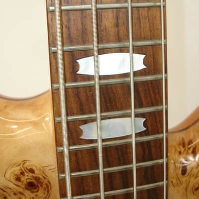 Spector Euro 4 LX 4-String Electric Bass Guitar, Poplar Burl Natural Gloss w/ Bag image 11