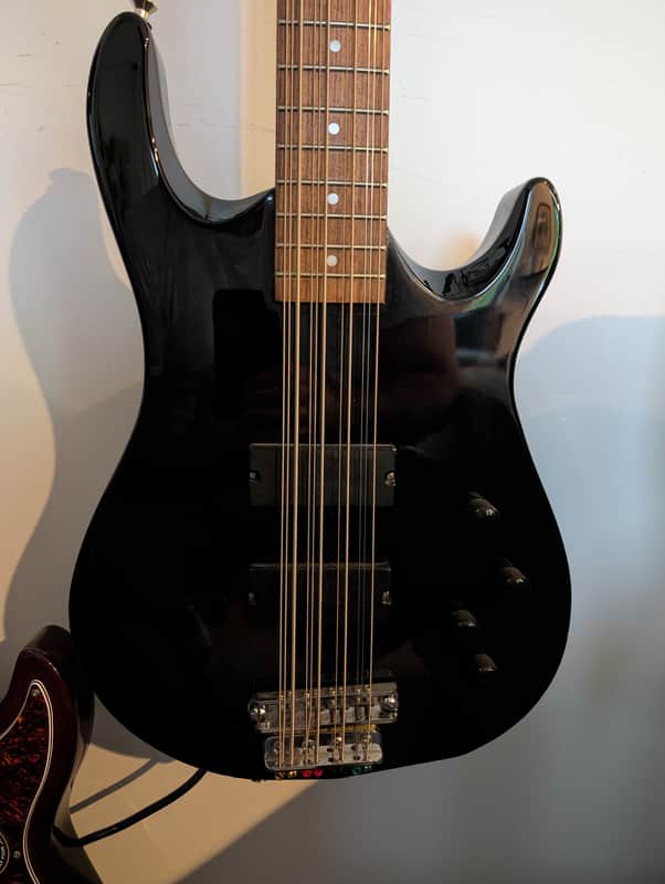 Hamer Chaparral XT 12 string 2000s - Gloss black image 1
