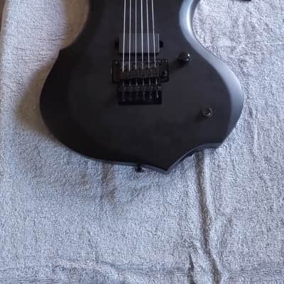 ESP LTD F Black metal Satin Black With ESP Case image 3