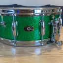 Slingerland supersound king  1st generation 1968 - Green Glass Glitter